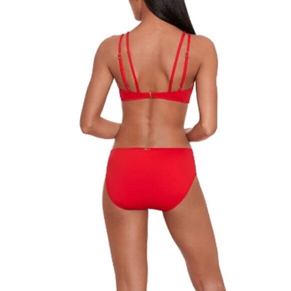 Lauren Ralph Lauren Beach Club Solid Mid-Rise V-Front Bikini Bottom Size 6, NWT - Picture 3 of 8